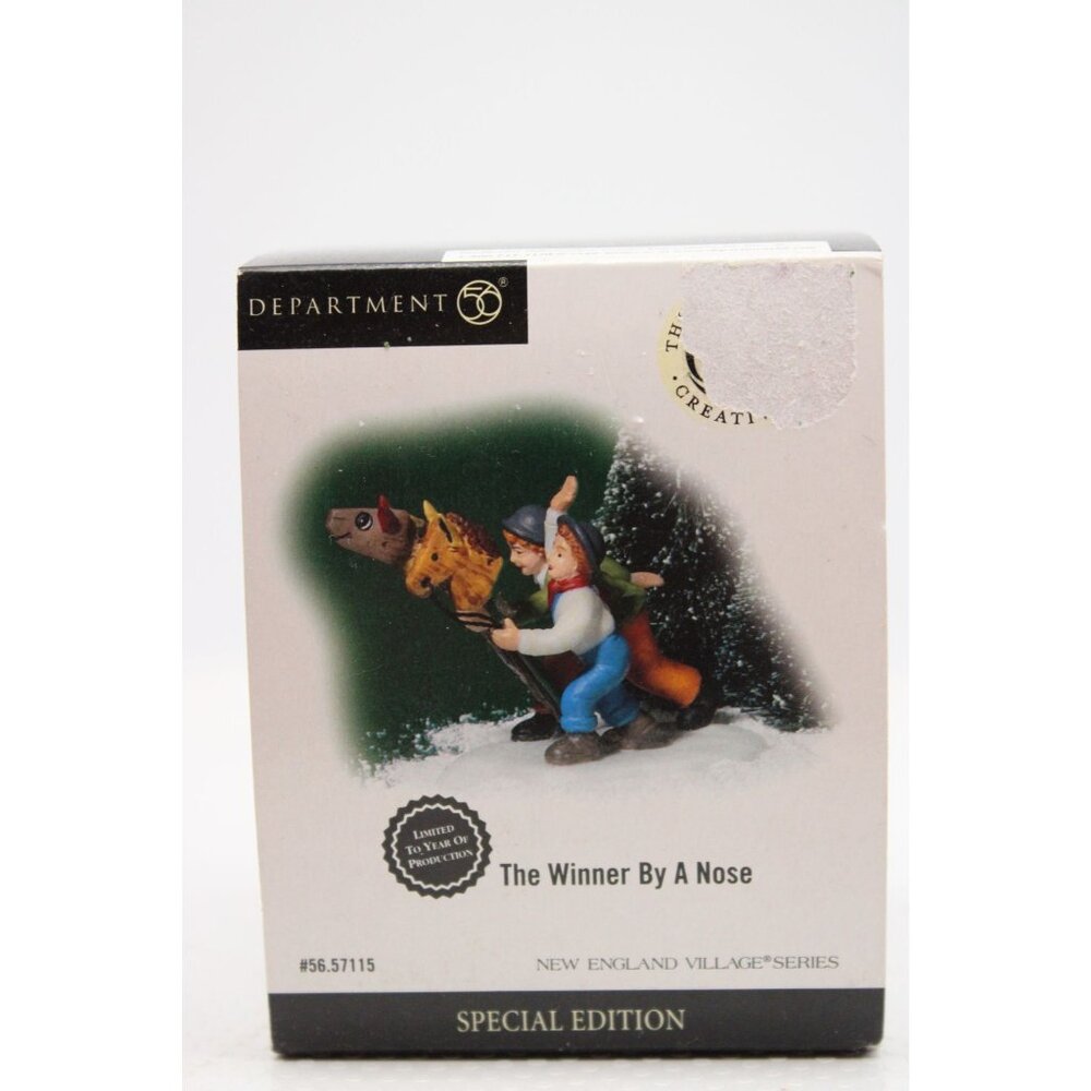 Dept 56 New England Village - The Winner by a Nose!